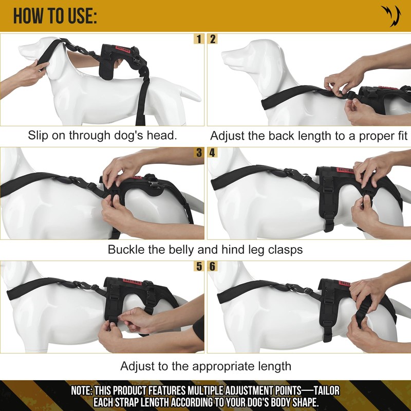 OneTigris Dog Support Harness for Back Legs, Dog Lift Sling