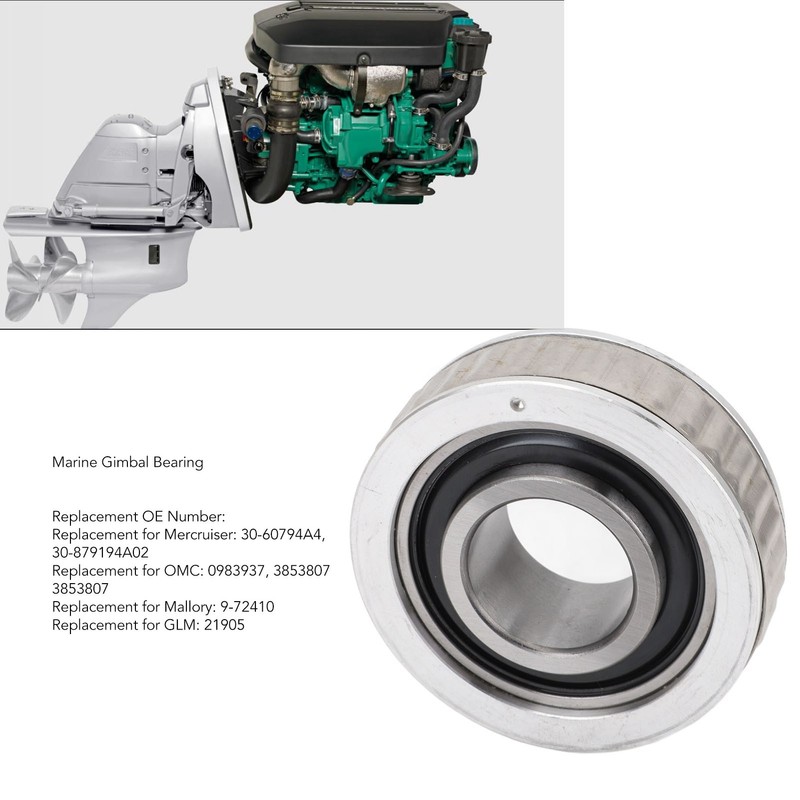 Marine Gimbal Bearing 30‑60794A4 Boat Gimbal Bearing Replacement for Mercruiser