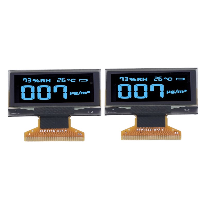 2Pcs Liquid Crystal Display Screen Module Organic Light Emitting Diode