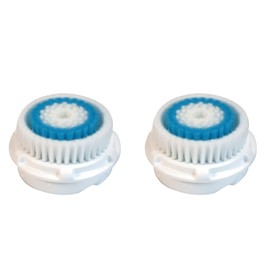 Clarisonic Deep Pore Facial Cleansing Brush Head Replacement | Compatible with Mia 1, Mia 2, Mia Fit,Smart Profile Uplift and Alpha Fit X, 2 Pack