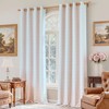 Pink Plaid Jacquard Blackout Curtains for Bedroom 52x72 2 Panels