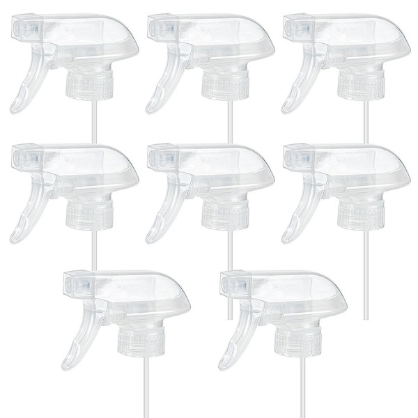 HOMBYS HOMBYS 8 Pack Clear Trigger Sprayers Replacement Spray Nozzles