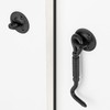 INIRET 2 Packs 4”Barn Door Latches，Matte Black Heavy Duty Solid