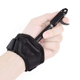 Elong Compound Bow Quick Shot Release Buckle Strap Black Trigger Caliper Shooting Left & Right Hand