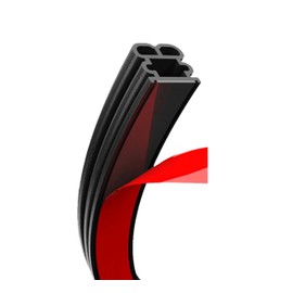 5 metros Empaque sellado tira universal puertas carro coche pick up camioneta, rollo de sellado autoadhesivo para cofre cajuela, empaque de doble capa, aislamiento carro