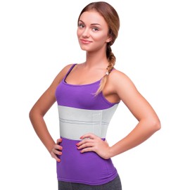 NYOrtho Rib Brace for Women - Chest Compression Wrap for Ribs - Fits 20"-30" - Broken Ribs Relief - Breast Support Band - Rib Protector for Cracked, Fractured, Dislocated Ribs - Rib Cage Belt - Made in USA