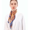 100% Pure Mulberry Silk Medium Square Scarf Head Scarf for