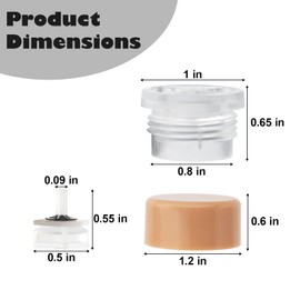 RK-17VB Vacuum Breaker Float Kit for woodford model 17 Wall Faucets repair kit, Anti-Siphon Wall Faucet Repair 4 Pack