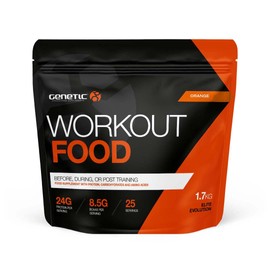 Intra Workout Powder - Genetic Supplements - Energy Powder - BCAA Amino Acids - Muscle Recovery - Vitamin Powder - Orange - 1.7kg