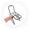 Abaodam Mountain Bike Front Rack Durable Metal Cargo Carrier for