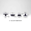 Jumper Hook Large 7050 0.6 inches (15 mm) (Dar Black