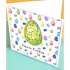 Happy Easter Card with 3D Easter Egg - Handmade by