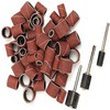 Sanding Sleeve Set with 144 Sanding Sleeves Bands and 6
