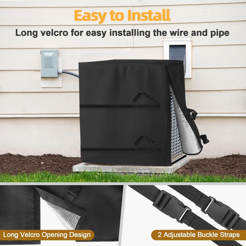 Winter Air Conditioner Covers for Outside Units, 32"W x 32"D