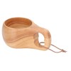 200ml Single Hole Wooden Cup with Hanging Buckle Milk Coffee