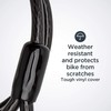 Schwinn Bike Max U-Lock with Double Crimped Cable, 2 Keys