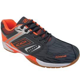 ACACIA Unisex-Adult Shes Pickleball Shoes, Gray/Orange, 5