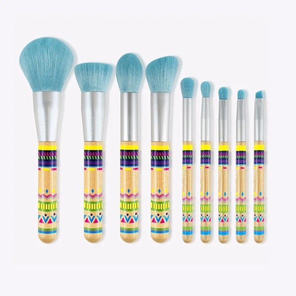 Docolor Boho Bamboo - Juego De Brochas Para Maquillaje