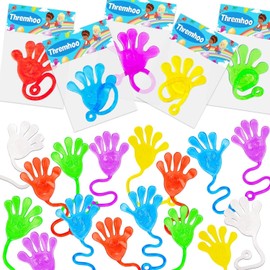 FNS 40 piezas de manos adhesivas para niños, clase de San Valentín, regalo de intercambio de tesoros, caja elástica del tesoro de juguete, premio de aula, mini juguetes para estudiantes.