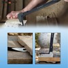 WEDO Pry Bar Set 3PCS,8"+10"+12" Flat Pry Bar,Nail Puller Set,High