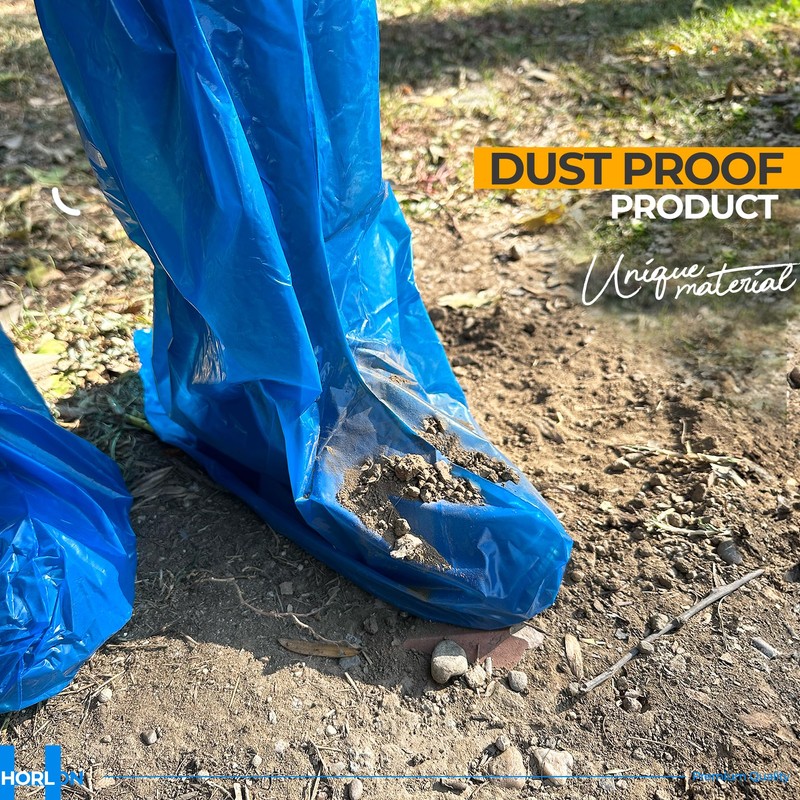 Large Thicker Boot And Shoe Covers Disposable Non-Slip 50 Pack