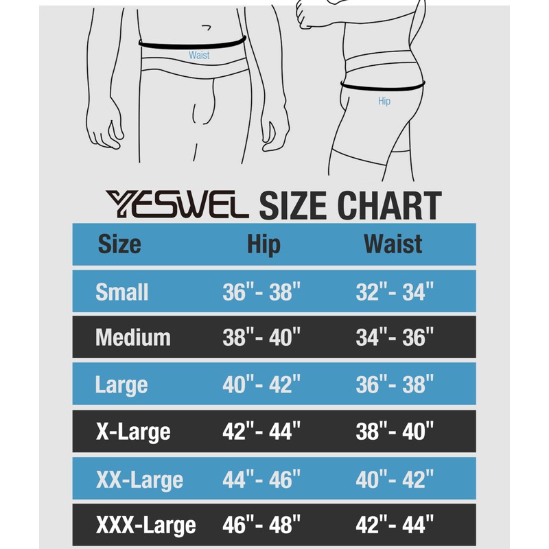 YESWEL Men's Incontinence Underwear, Leak Proof Washable Reusable Cotton Boxer