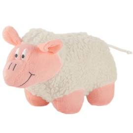 Jeffers Pet Plush Dog Toy with Squeaker, Fleecy Lamb 5" - Soft Crinkle Fabric, Safe & Durable, Healthy Fun for Small & Medium Dogs, Interactive Play, Fetch, Tug - Best Gift for Active Games