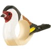 Wildlife Garden WG579 Napkin Ring Goldfinch - Hand Carved Wooden