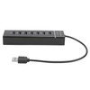USB 3.0 Hub 7Port Splitter with Blue LED Indicator High