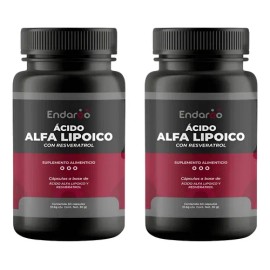 Pack Ácido Alfa Lipoico 60 Cápsulas + Resveratrol Premium Sabor Sin Sabor