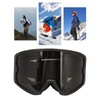 Ski Goggles Double Layer Sun Protection Anti Fog Adjustable Elasticity