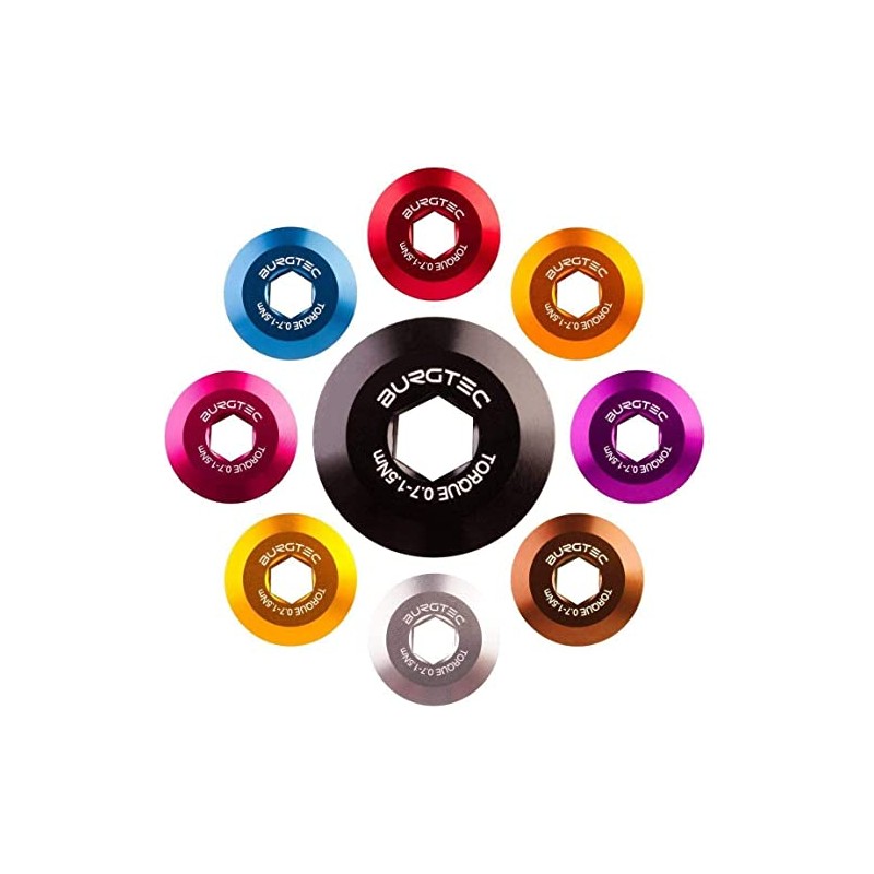 Burgtec Shimano Crank Bolt - Rhodium Silver - 9527