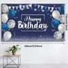 Happy Birthday Decorations Backdrop, Glitter Birthday Backdrop Sign, Happy Birthday