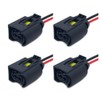 4pcs Fits MERCEDES CDI Diesel BOSCH Fuel Injector Prewired Connector