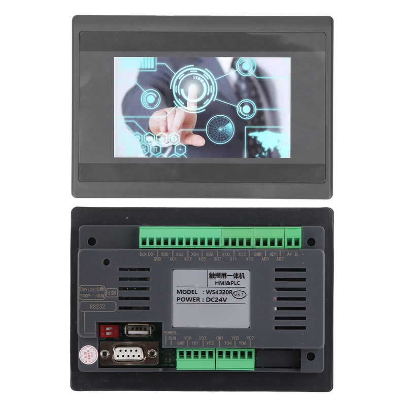 HMI Touch Screen 4.3in TFT LCD Display PLC Control Screen