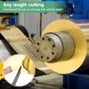 M METERXITY Brass Sheet Roll, 39"x 4"x 0.003"(LxWxT) Metal Foil