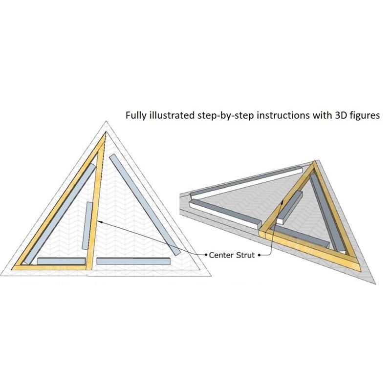 20ft / 6m Geodesic Dome DIY Build Plans NO HUBS