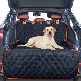JOEJOY Car Boot Liners for Dogs - Upgrade Car Boot Protector for Dogs Nonslip Boot Liner for Dogs - Waterproof Dog Car Seat Cover for Truck SUV Bumper Protection