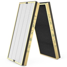 Jafnda JF999 Replacement Filter, 2 Pack Specialized Odor Filters, with 3.74 lb Modified Activated Carbon, Remove Ammonia, Amine, Mercaptan, Pet, Body, Cooking Odor and Smoke Smell