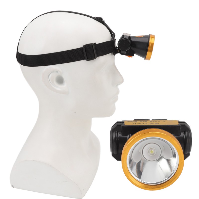 LED Headlamp Waterproof Rechargeable 3 Speed Adjustment Outdoor Headlamp for
