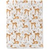 ainori Cute Deer Fleece Blanket - Lightweight Soft Cozy Gifts