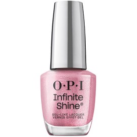 OPI Infinite Shine Shined, Sealed, Delivered | Opaque Bright Pink Shimmer Long Wear Gel Like Nail Polish | Vegan, Long Lasting, Streak Free