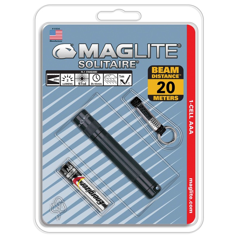 Maglite Torch Solitaire Black