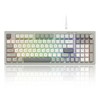 womier DK98 Retro Wired Gaming Keyboard Creamy Membrane with Rainbow