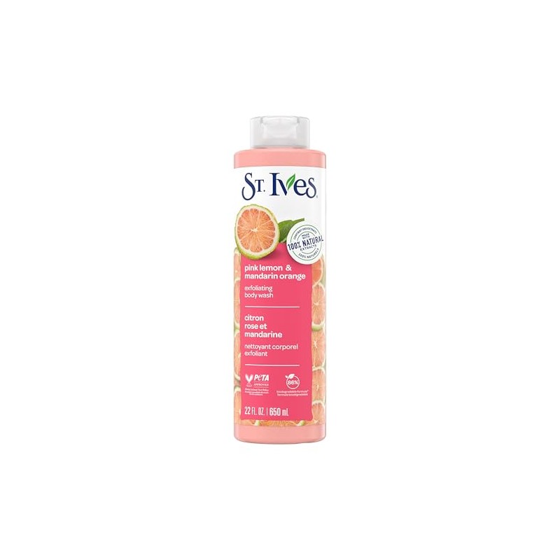 St Ives Body Wash Pink Lemon + Mandarin Orange 22