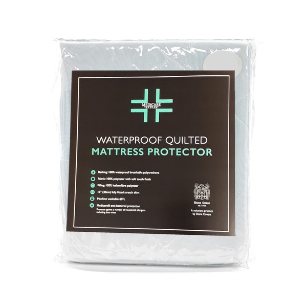 D&P Co Medicare Double Waterproof Mattress Protector Double Super-Soft Rustle
