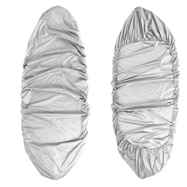 4.5m Waterproof Kayak Canoe Cover, Storage Dust Cover, UV Sunblock Shield for Fishing Boat/Kayak/Canoe, Heavy Duty Dust Cover for 3.6-4m Kayak Boat (Grey)