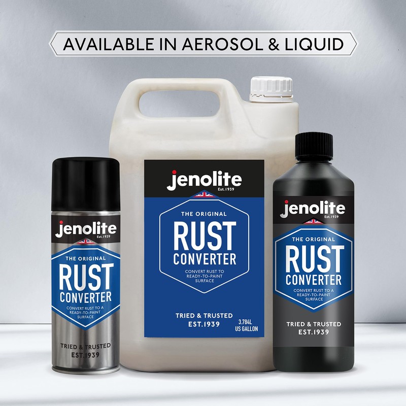 JENOLITE Rust Converter Spray for Metal 400 ml (13.52 fl