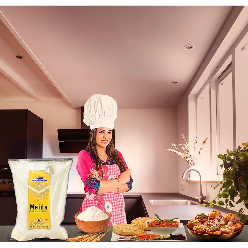 Rani Maida Flour (Indian All Purpose Flour) 64oz (4lbs) 1.81kg