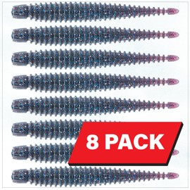 6th Sense Fishing Boosa Ned 3.3" Worm (Candy Brownie)